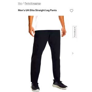 Under Armour Sportstyle Elite Tapered - Color: Black - Size: Men’s Small